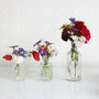 Set Of Three Glass Vases, thumbnail 2 of 8