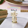 Gold Pineapple Placecard Holder, thumbnail 2 of 3