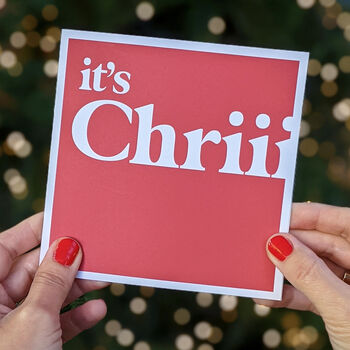 It's Chriiiistmaaaas! Christmas Card, 2 of 5