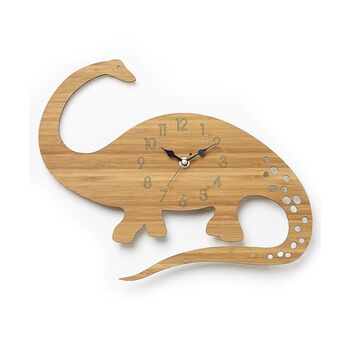 Diplodocus Personalised Children's Dinosaur Clock, 2 of 4