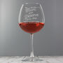 Personalised Mum You Deserve This Gin Glass, thumbnail 3 of 4