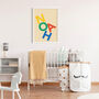 Personalised Name Print With Colourful Stacked Letters, thumbnail 5 of 11