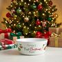 Personalised 'First Christmas Dinner' Bowl, thumbnail 1 of 8