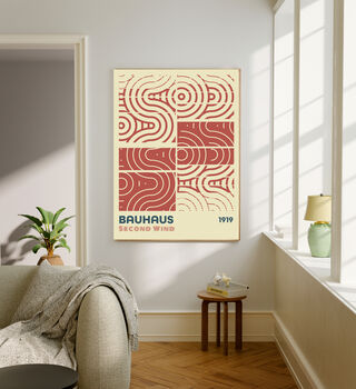 Bauhaus German Mid Century Art Print, 3 of 4