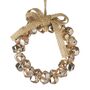 Hanging Copper Bell Wreath Christmas Tree Bauble, thumbnail 1 of 2