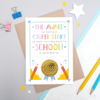 Back To School Certificate Card, 3 of 8