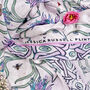 Silk Oblong Scarf 'Lavender Gardens', thumbnail 4 of 10