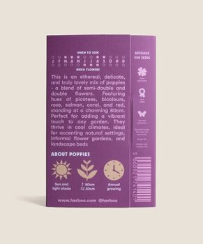 Poppy 'Falling In Love' Seeds, 3 of 3