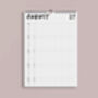 Academic Chaos Wall Calendar 2026/2027, thumbnail 4 of 4