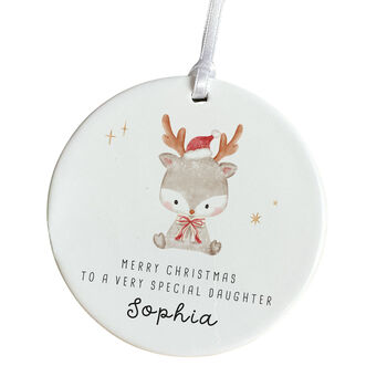 Personalised Christmas Ornament For Daughter, 3 of 7