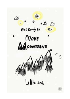 Personalised Move Mountains Print, 4 of 8
