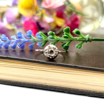 Sterling Silver Mini Doughnut Ring, 9 of 11