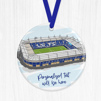 Personalised Leicester City Ornament, 2 of 4