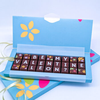 Personalised Be My Valentine Chocolate Box, 3 of 8