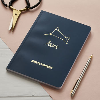 Personalised Star Sign Constellation Notebook, 4 of 12
