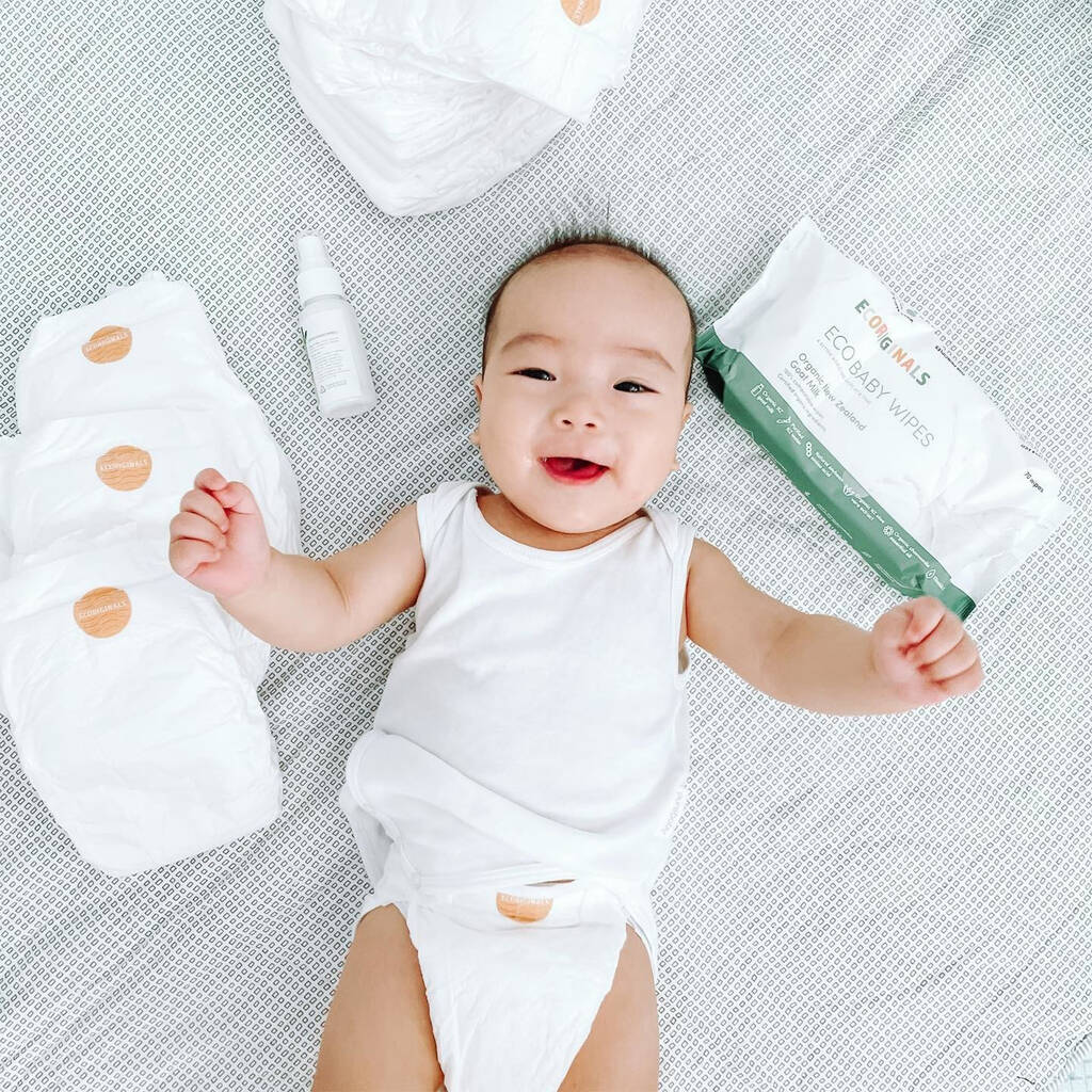 Three+Three Eco Biodegradable Nappies And Organic Wipes By Ecoriginals