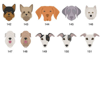 Personalised Dog Breed Ceramic Coaster, 11 of 12