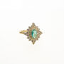 Florence Azure Stone Vintage Style Adjustable Ring, thumbnail 3 of 4