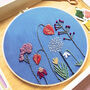 Autumn Flowers Embroidery Kit, thumbnail 3 of 4