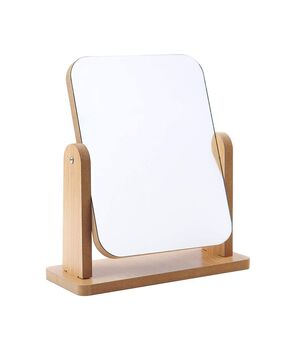 360 Degree Rotatable Tabletop Makeup Mirror With Stand, 5 of 9