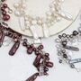 Unusual Assorted Freshwater Pearl Bracelet On Sterling Silver Chain, thumbnail 1 of 12
