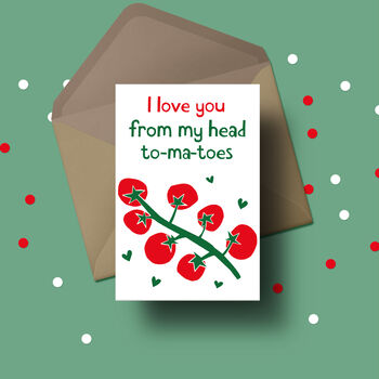 I Love You From My Head To Ma Toes Card, 3 of 4
