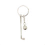 Golf Club And Ball Key Ring With Gift Pouch, thumbnail 3 of 4