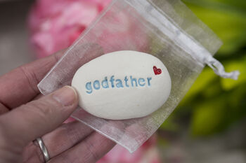 'Godfather' Gift Pocket Pebble, 2 of 2