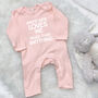 Loves Me More Than Personalised Babygrow, thumbnail 9 of 10