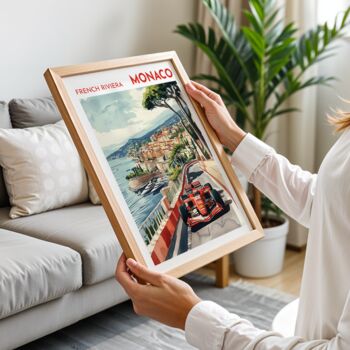 Monaco Poster With F1 Car, 2 of 6