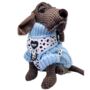 Powder Blue/Peppermint Cosy Knit Dog Jumper, thumbnail 10 of 12