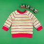 Organic Striped Baby And Child Long Sleeved Top, thumbnail 2 of 2