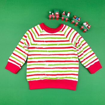 Organic Striped Baby And Child Long Sleeved Top, 2 of 2