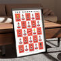 Arsenal Champions Squad 25/26 Poster, thumbnail 1 of 6