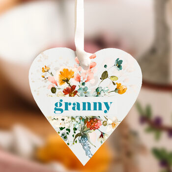 Personalised Birthday Heart Gift For Grandma, 4 of 7