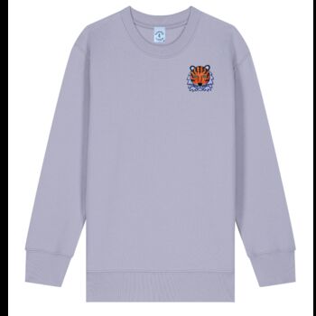 Childrens Organic Cotton Tiger Sweatshirt, 12 of 12