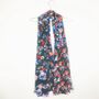 Mixed Fabric Silk Scarf Floral Mix, thumbnail 1 of 4