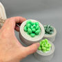 Green Succulent Candles In Handmade Concrete Pots, thumbnail 10 of 12