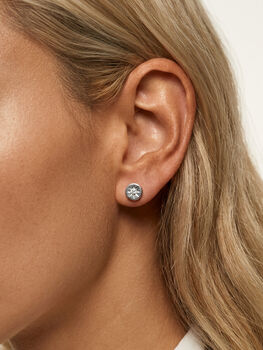 Gold Or Silver Star Coin Stud Earrings, 4 of 6
