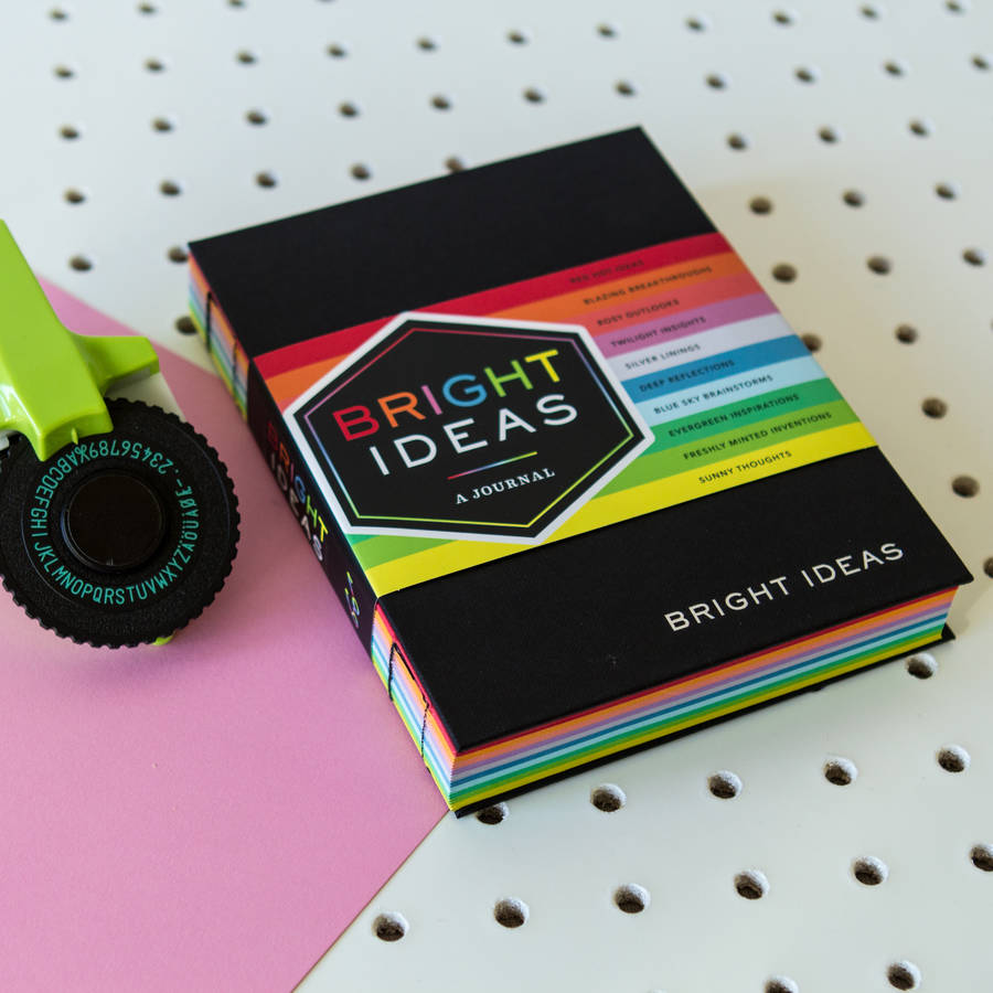 Bright Ideas Journal With A Rainbow Of Pages By Berylune ...