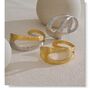 Monaco D'or Gold Two Tone Ombré Curve Gift Bangle, thumbnail 1 of 4