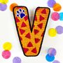 Letter V Sew On Patch, thumbnail 1 of 3