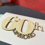 Personalised Diamond 60th Wedding Anniversary Card, thumbnail 9 of 11