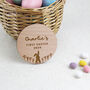 Personalised First Easter Keepsake Decoration Disc, thumbnail 2 of 3