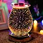 Electric Aroma Glass Lamp With 3D Firework Design, thumbnail 2 of 4