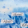 Blue Personalised Family Tree For 22 Names, thumbnail 4 of 7