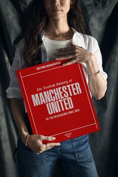 Manchester United Personalised Football Gift Man Utd Newspaper History Book, 11 of 12