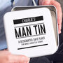 Personalised Man Tin Box, thumbnail 1 of 6