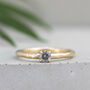 'Esme' Salt And Pepper Diamond Engagement Ring, thumbnail 6 of 9