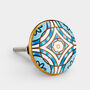 Blue And Green Moroccan Ceramic Cupboard Knobs, thumbnail 6 of 8